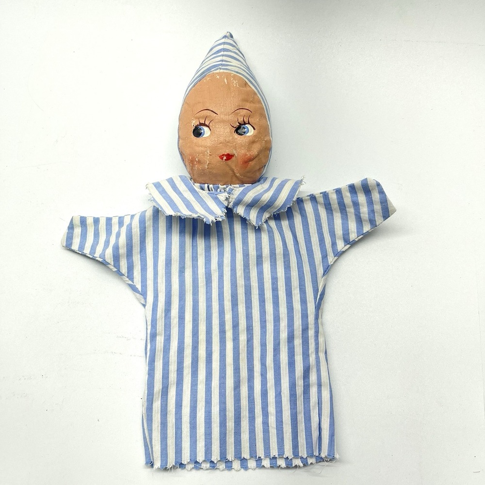 Vintage 1950s Children's Hospital Hand Puppet Kewpie Doll‎